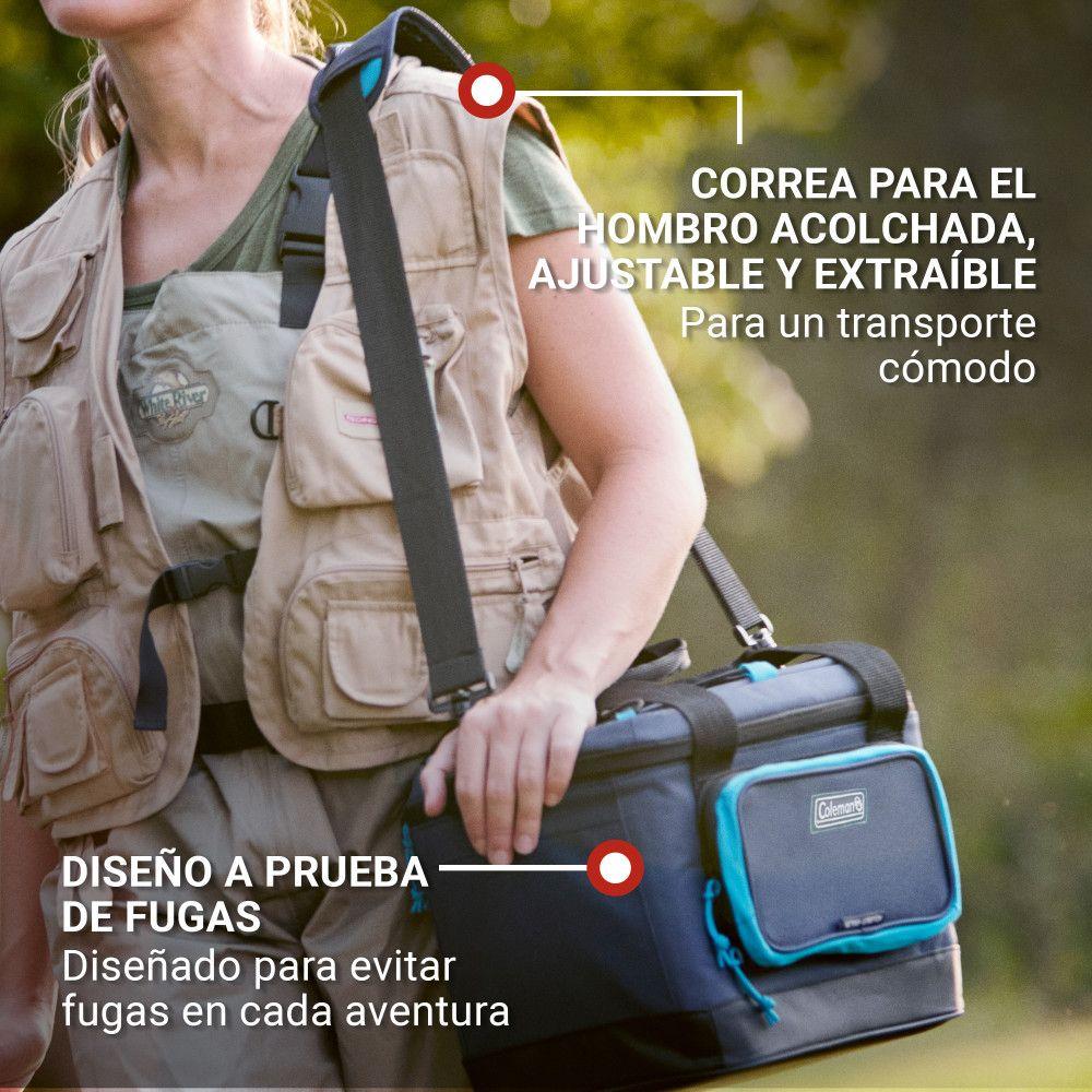 Soft Cooler Coleman Xpand Capacidad 24 Latas Azul-4