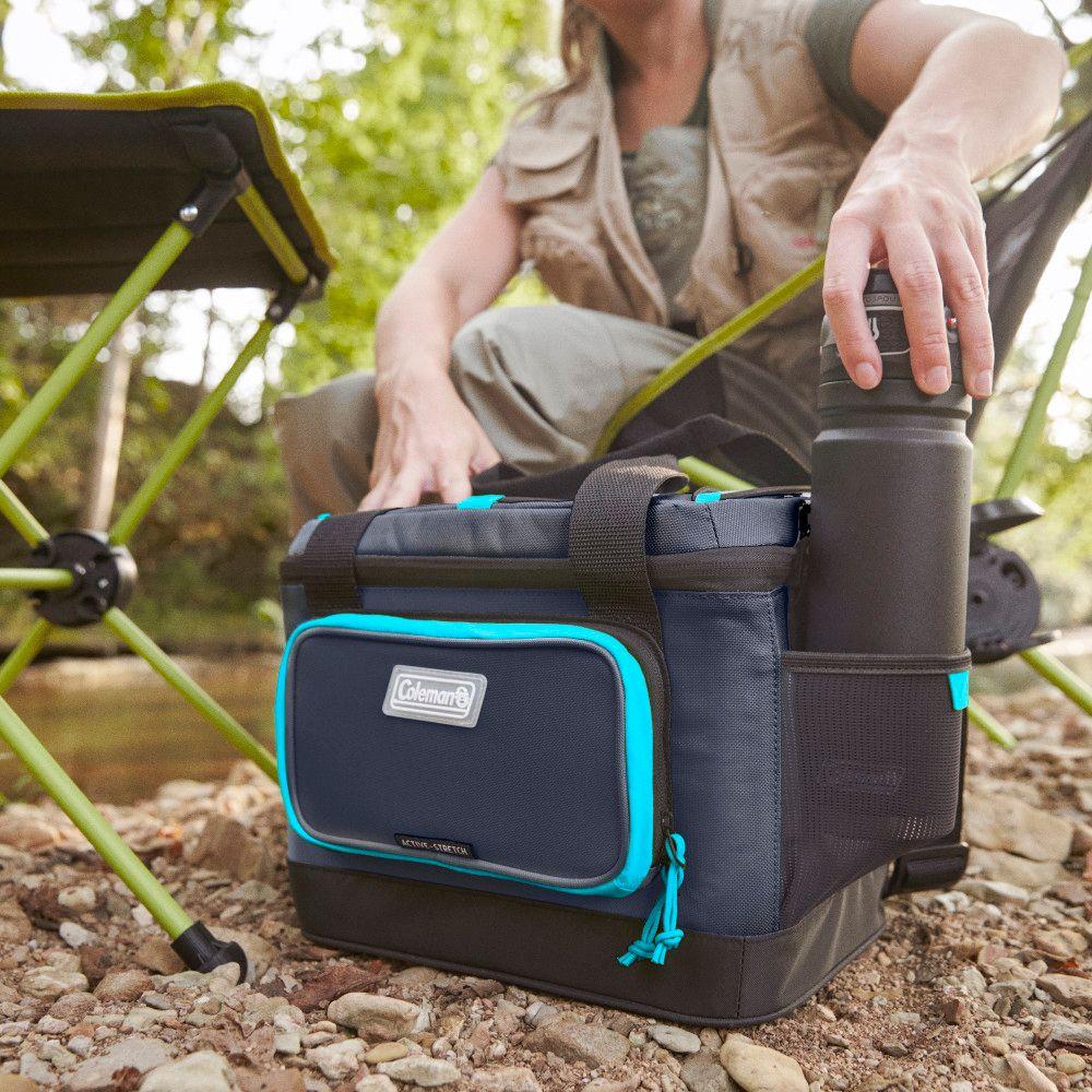 Soft Cooler Coleman Xpand Capacidad 24 Latas Azul-5