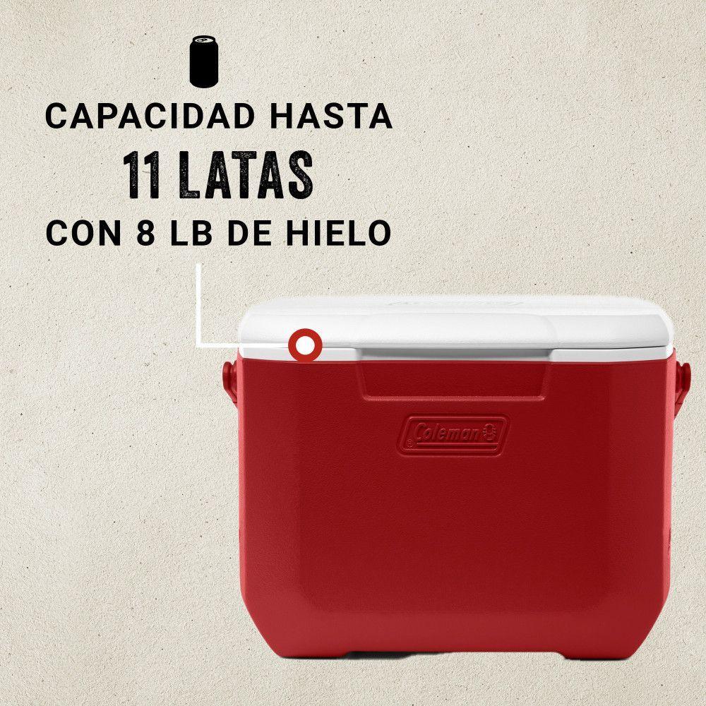 Cooler Coleman Chiller Rojo 15 Lt / 16 QT-4