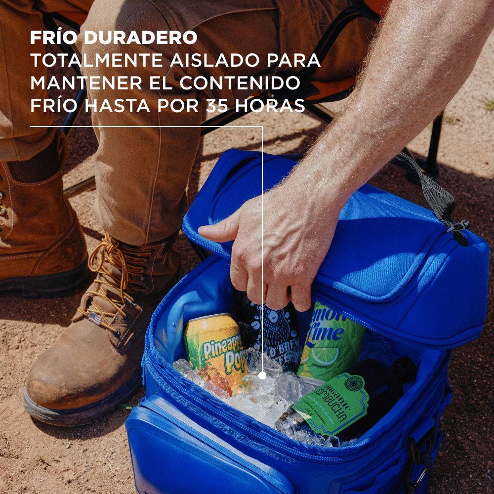Soft Cooler Coleman Pro Lonchera Portátil 24 Latas Azul-2