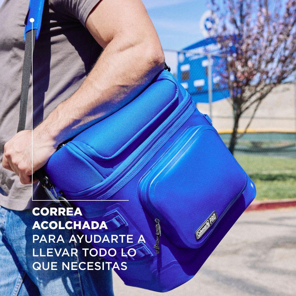 Soft Cooler Coleman Pro Lonchera Portátil 24 Latas Azul-4