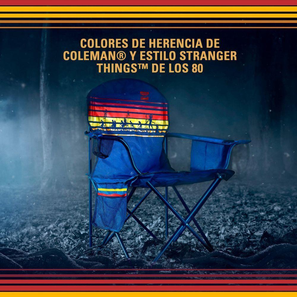Silla Plegable Coleman Stranger Things con Nevera Integrada-2