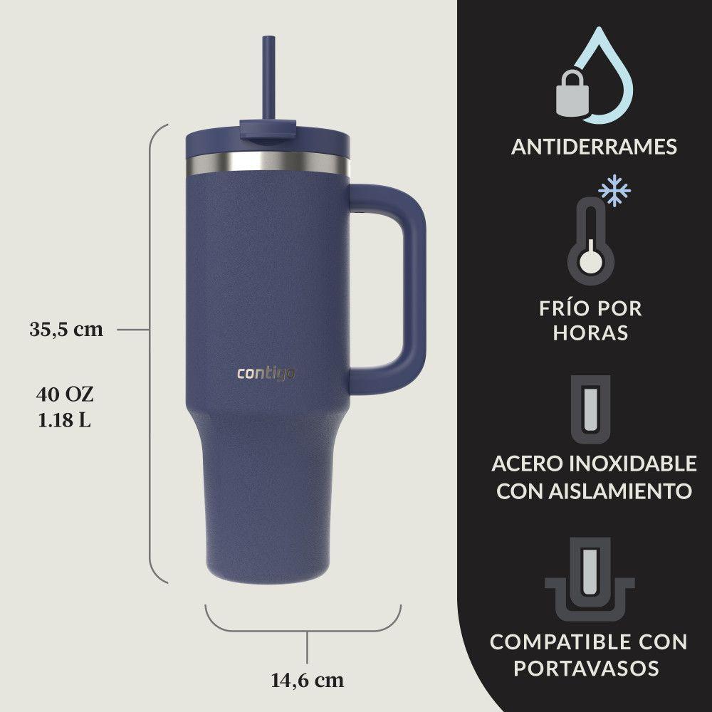 Botella Contigo® Streeterville leak-proof 1.18 Lt Azul-7