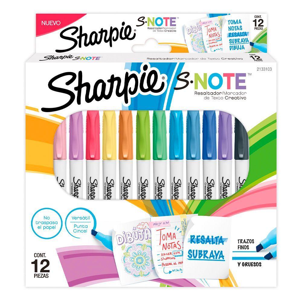 Caja 12 Destacadores Sharpie Pastel S Note-1