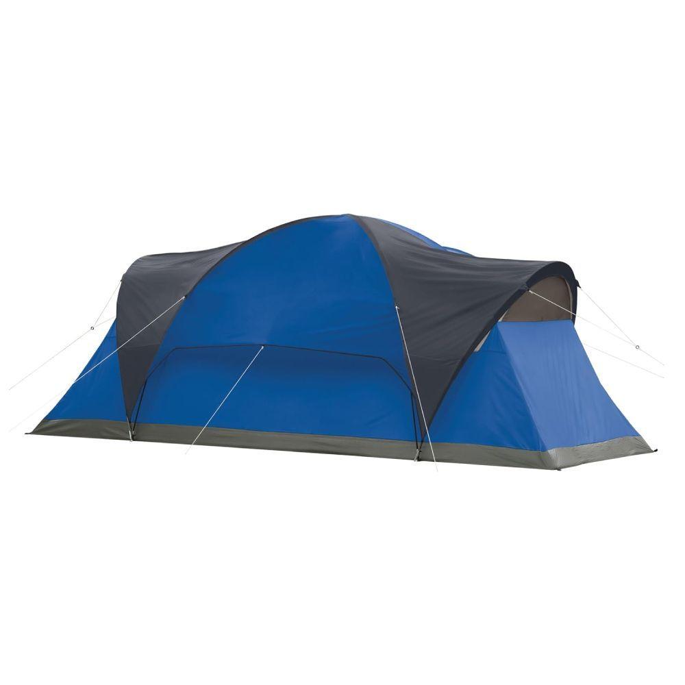 Carpa De Campa a Montana Coleman Familiar 8 Personas Azul-2