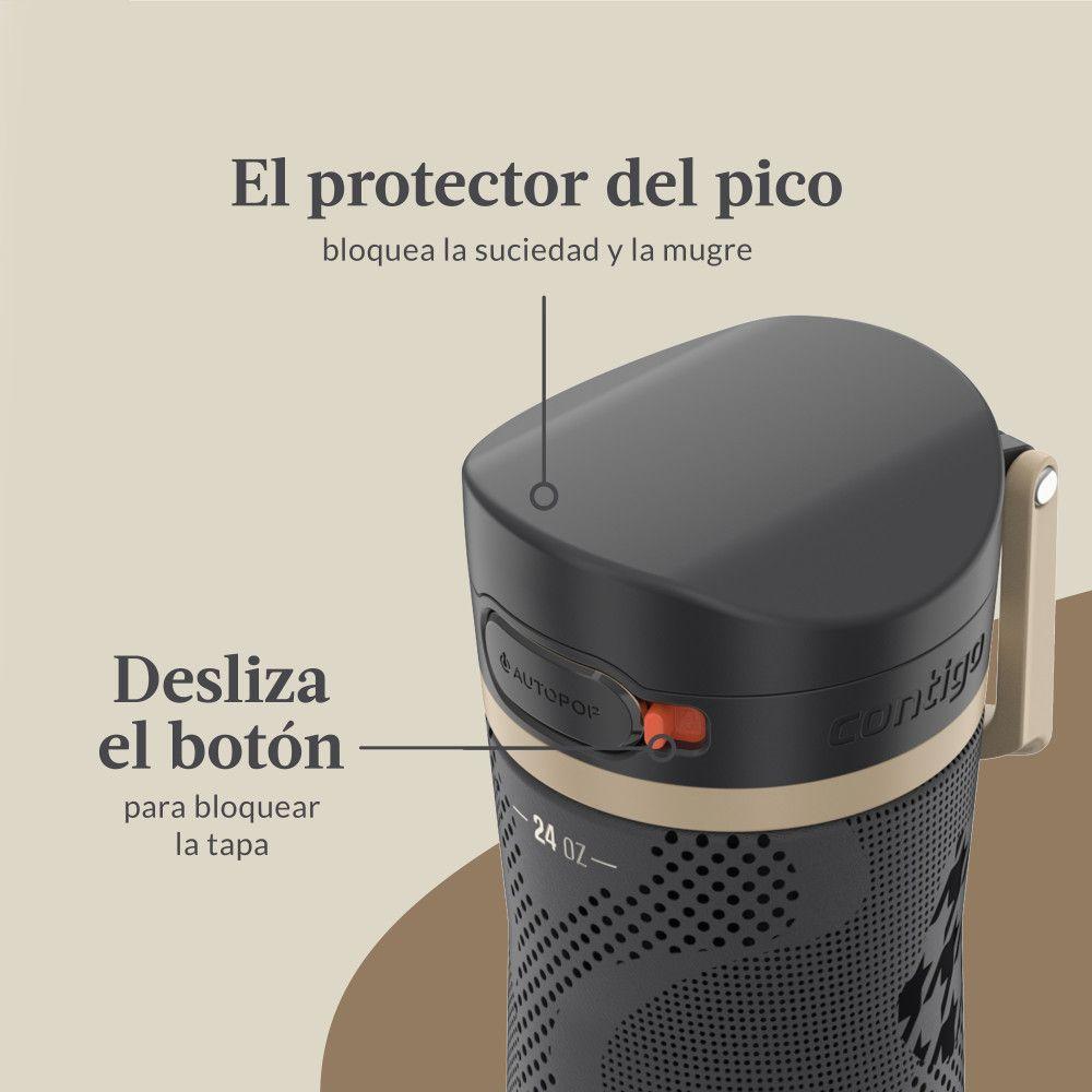 Botella de Agua Contigo Ally Love Jackson Chill 709 ml Negro-3