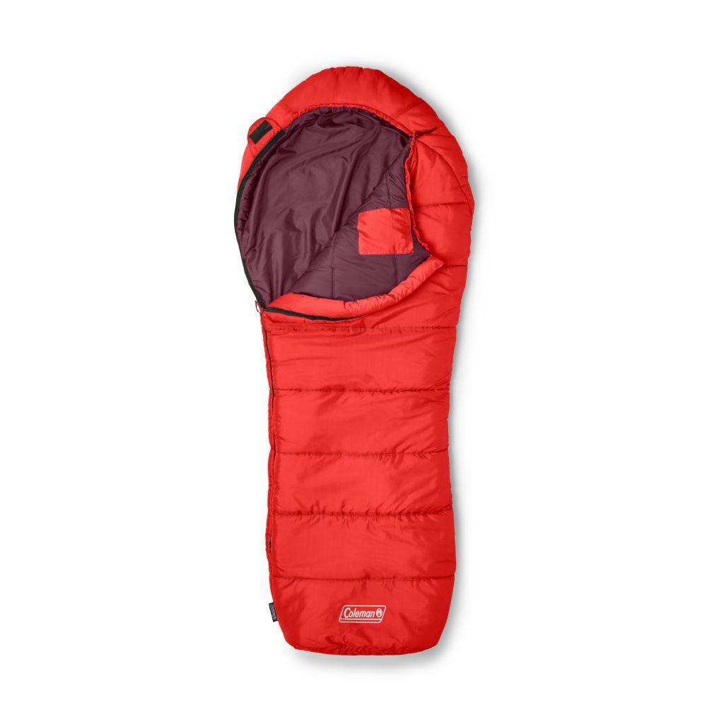 Saco de Dormir Coleman 4 Grados Tidelands Momia Rojo-1