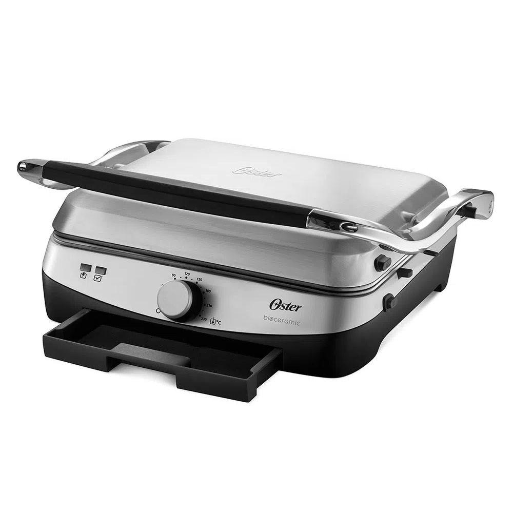 Parrilla y panini eléctrica Oster® Bioceramic CKSTPA4881-2