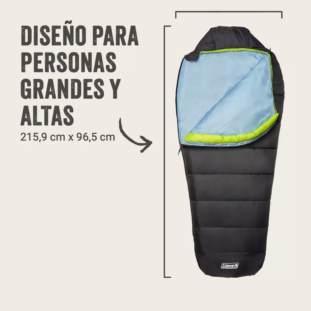 Saco de Dormir Coleman Montauk 4°C Negro-2