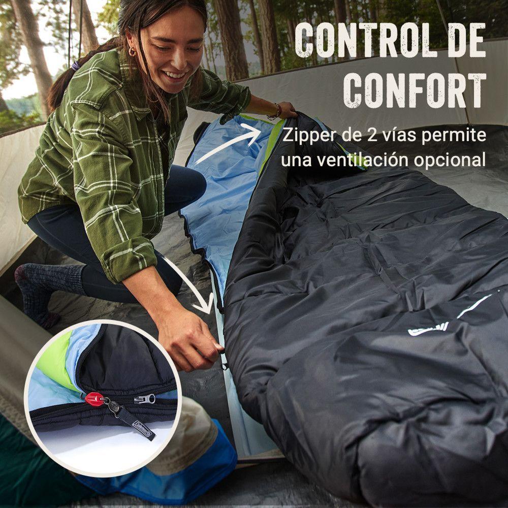 Saco de Dormir Coleman Montauk 4°C Negro-3