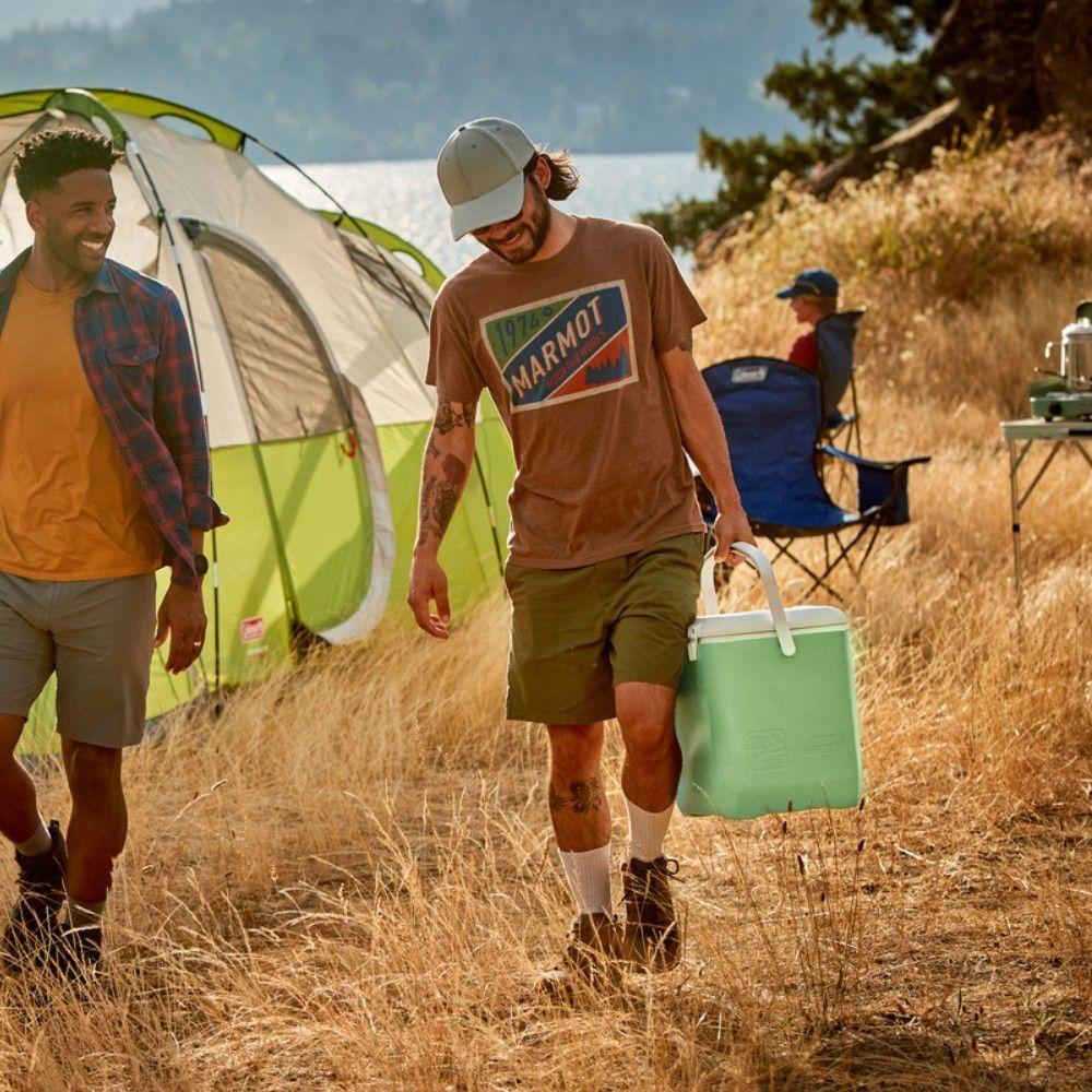 Cooler Coleman Chiller Verde con Ruedas 56 Lt / 60 QT-7