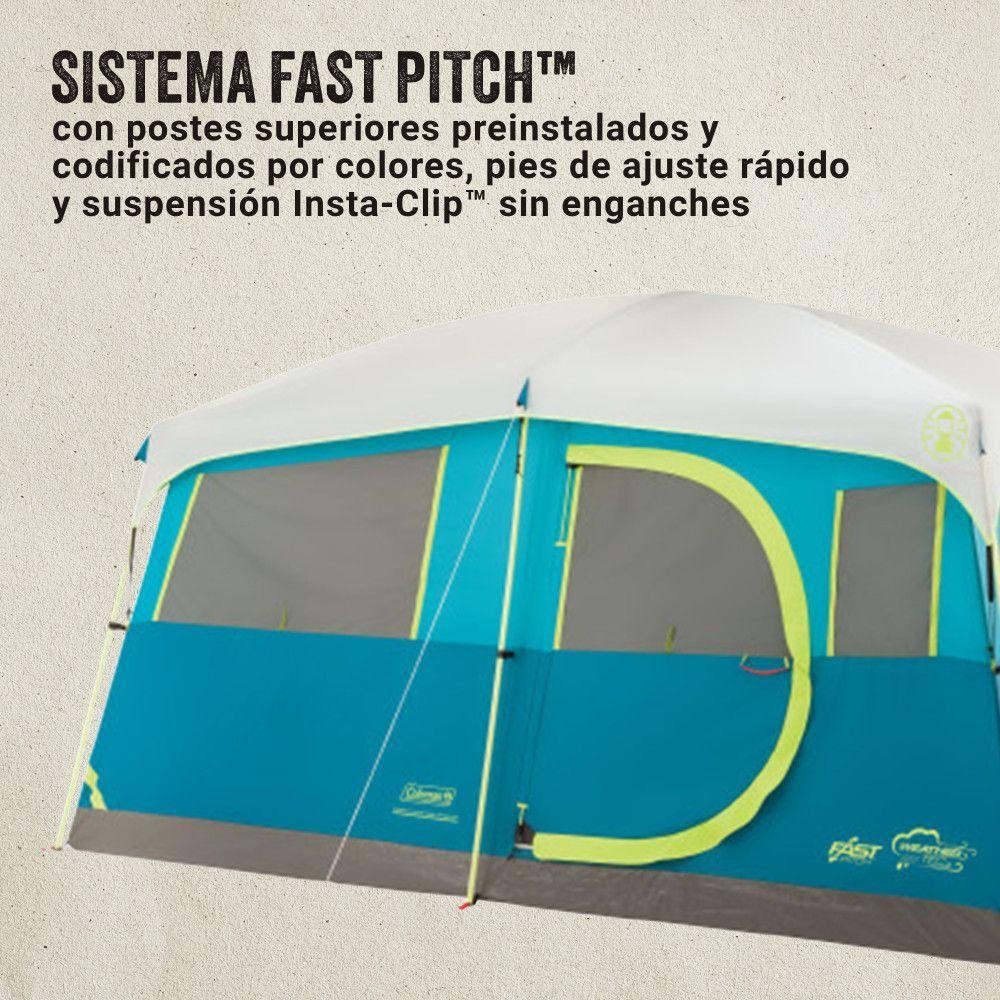 Carpa Tenaya Lake Fast Pitch Coleman Con Closet 8 Personas-3