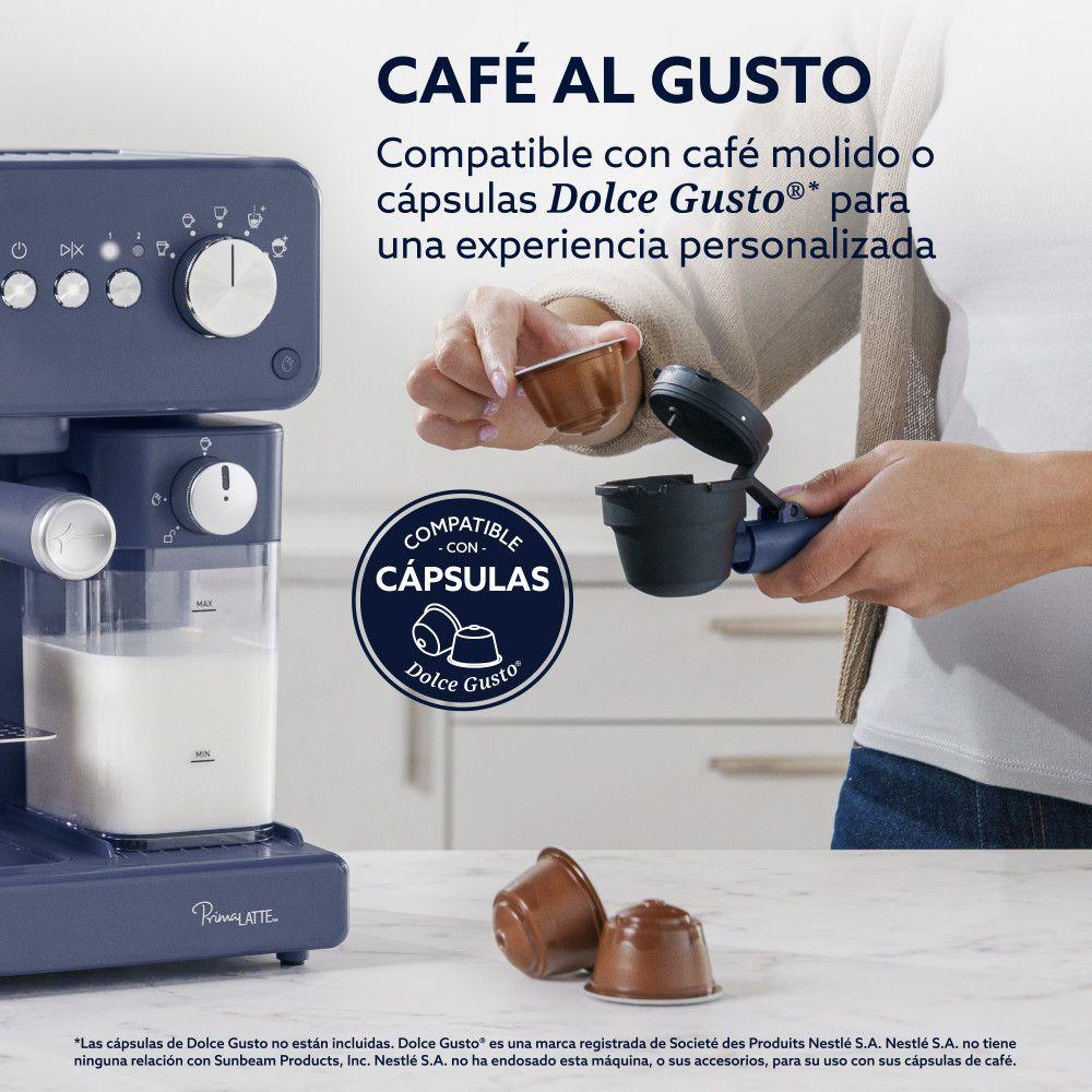 Cafetera Automática Oster Primalatte Azul Bvstem6604bl-2