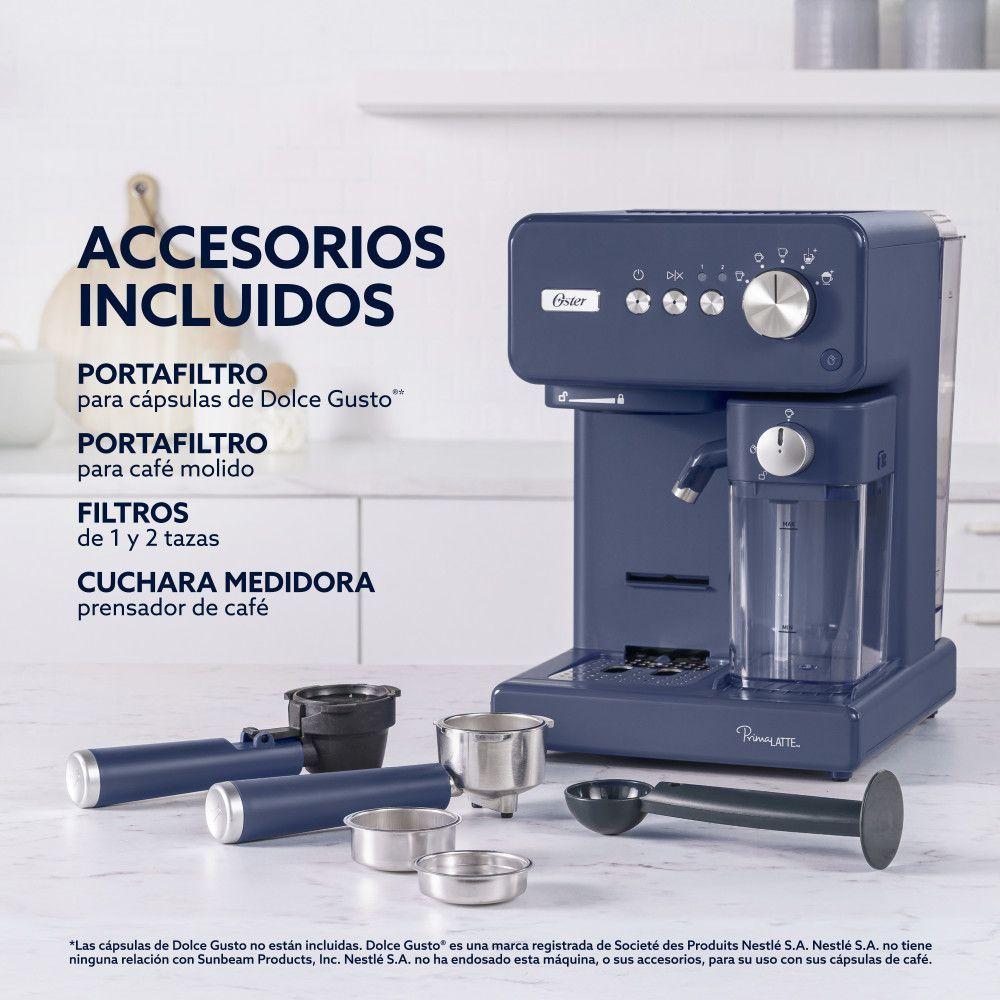 Cafetera Automática Oster Primalatte Azul Bvstem6604bl-5