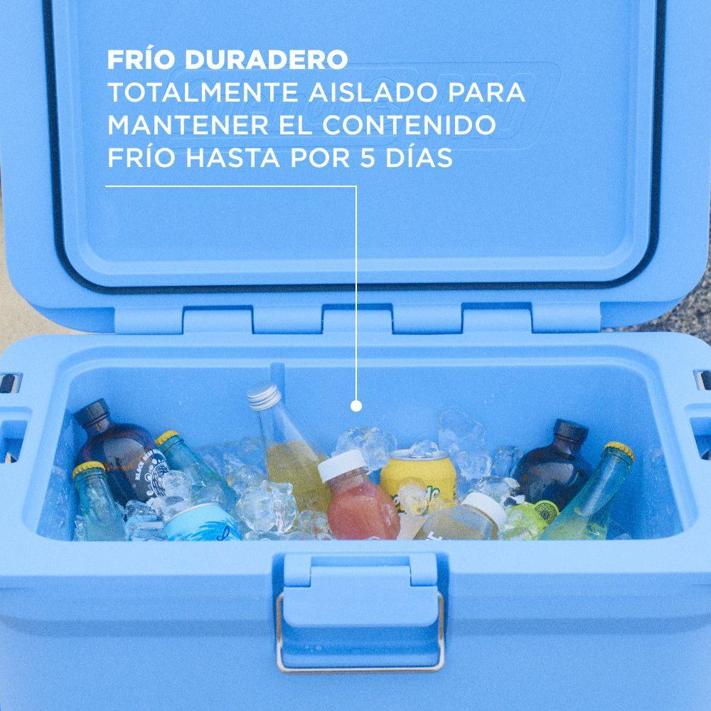 Cooler Coleman Pro Capacidad 52 Lt / 55 QT Celeste-4