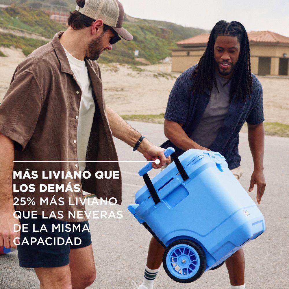 Cooler Coleman Pro Capacidad 52 Lt / 55 QT Celeste-6
