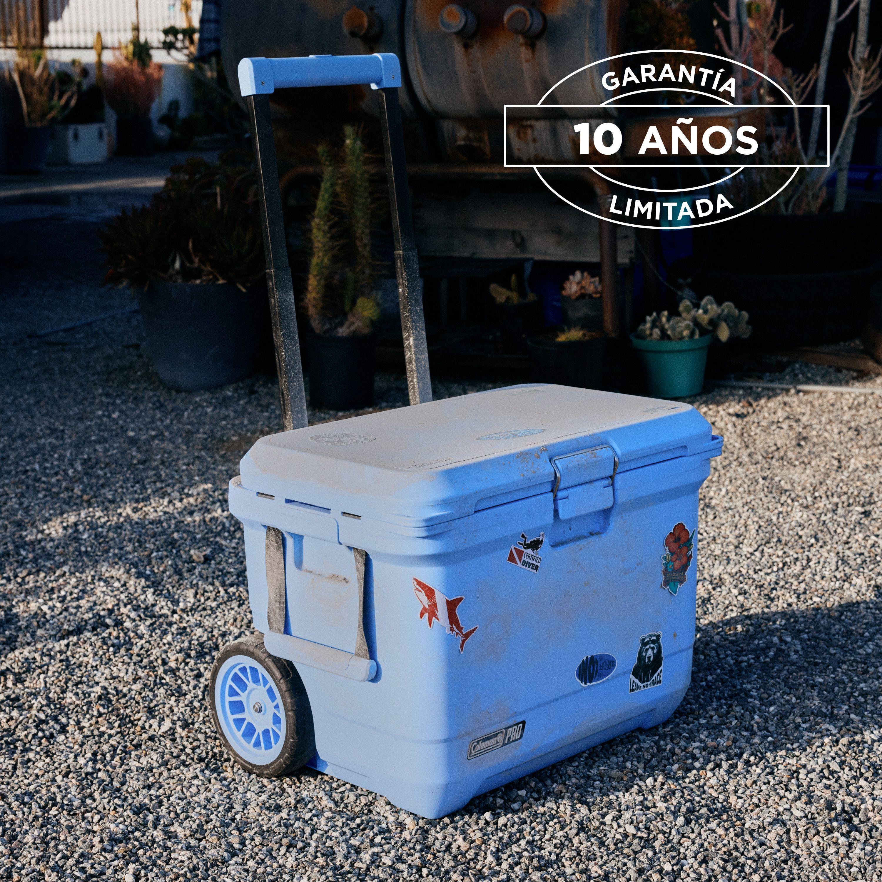 Cooler Coleman Pro Capacidad 52 Lt / 55 QT Celeste-7