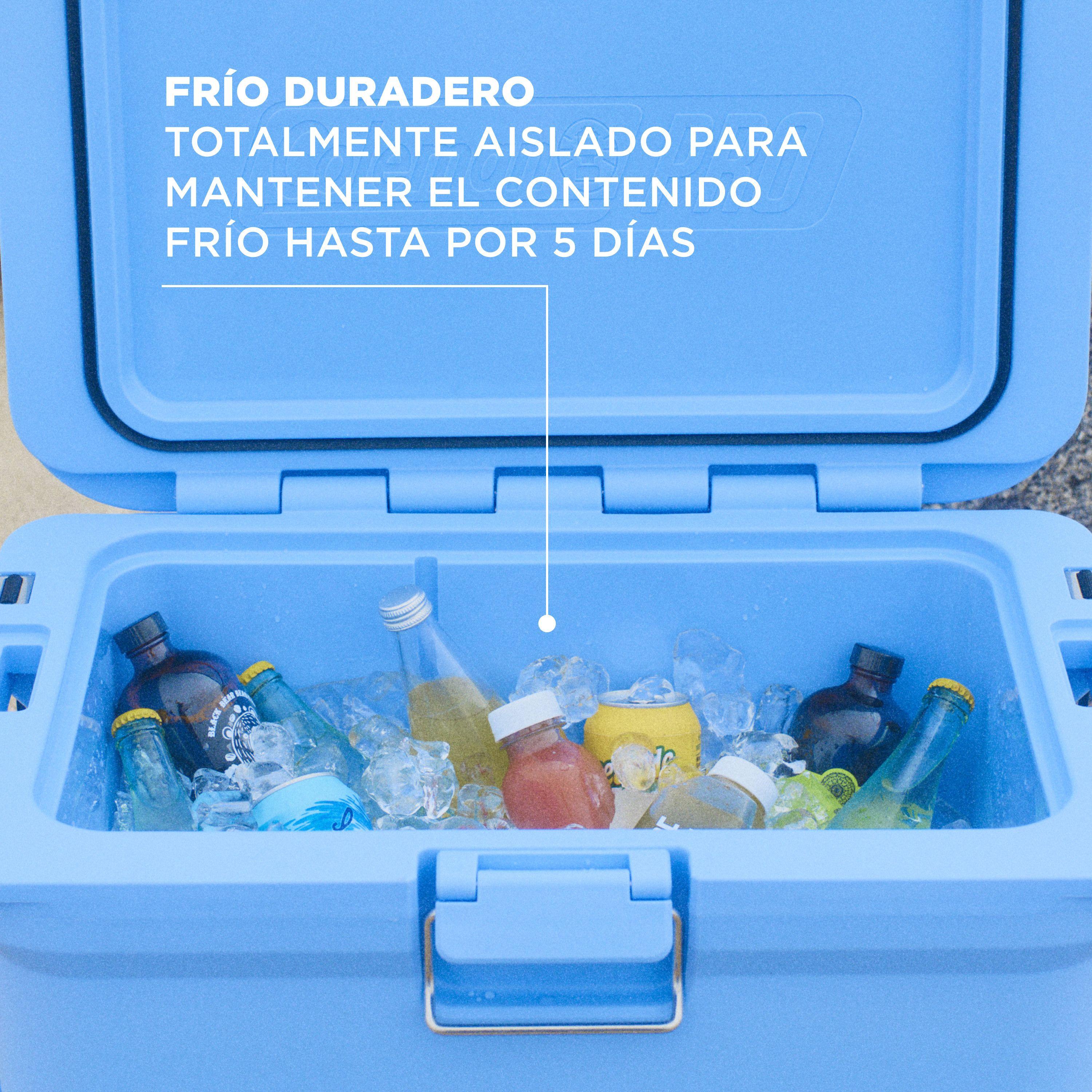 Cooler Coleman Pro Capacidad 52 Lt / 55 QT Celeste-9