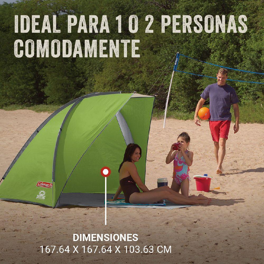Carpa De Playa Paraviento Upf 50 Coleman 2 Personas-5