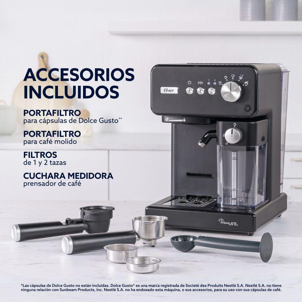 Cafetera Automática Oster Primalatte Negro Bvstem6604bk-5