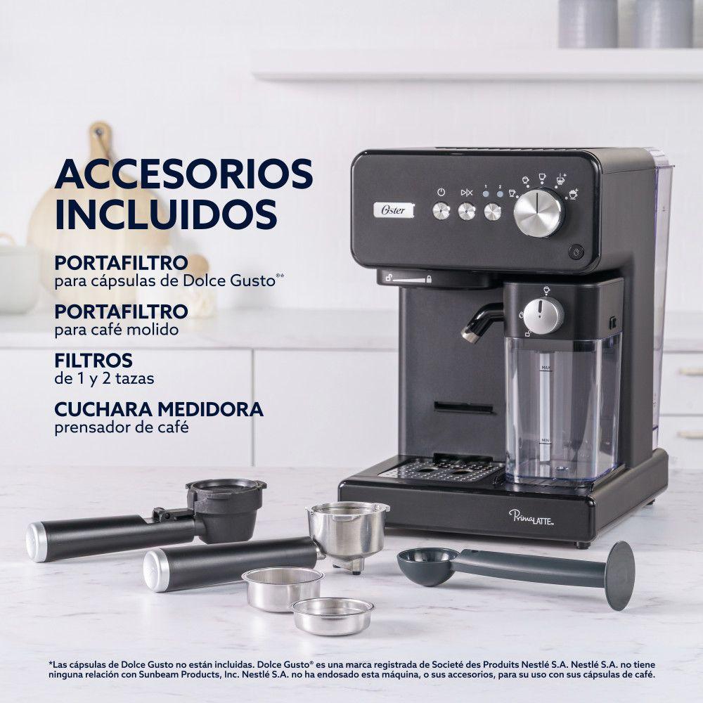 Cafetera Automática Oster Primalatte Negro Bvstem6604bk-5