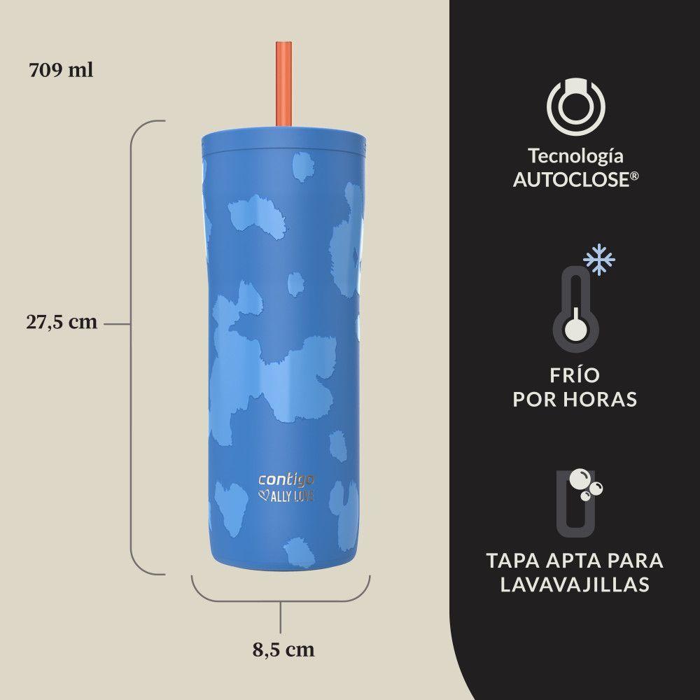 Vaso Termico Contigo Ally Love Streeterville 709 ml Azul-3