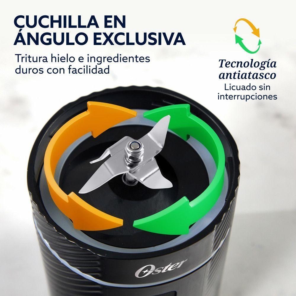 Licuadora Oster Portátil 590 ml Recargable Negro Blstgfpb20-3
