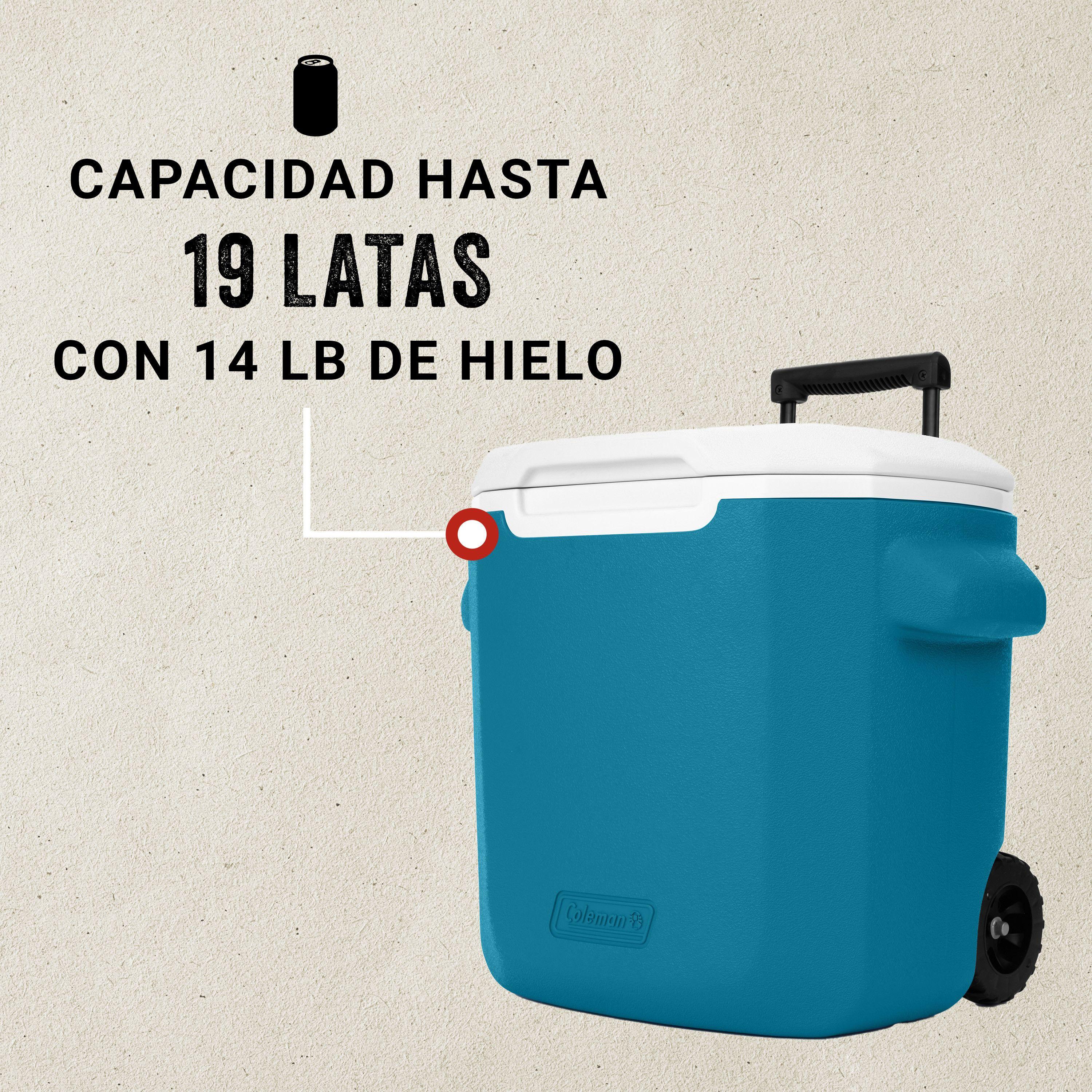 Cooler con Ruedas Azul Coleman Chiller 26 Lt / 28 QT-7