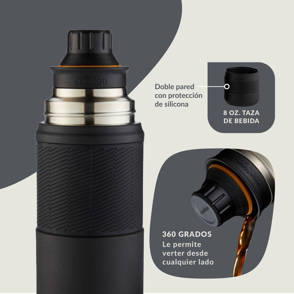 Termo al vacío Thermalock Negro Contigo® 739 ml-7