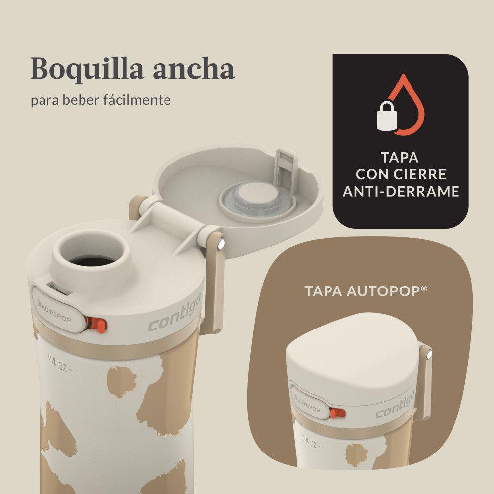 Botella de Agua Contigo Ally Love Jackson Chill 709 ml Cafe-2