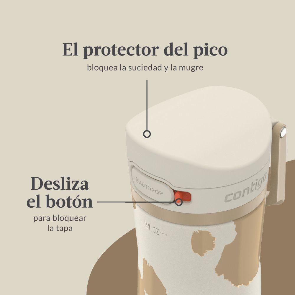 Botella de Agua Contigo Ally Love Jackson Chill 709 ml Cafe-3