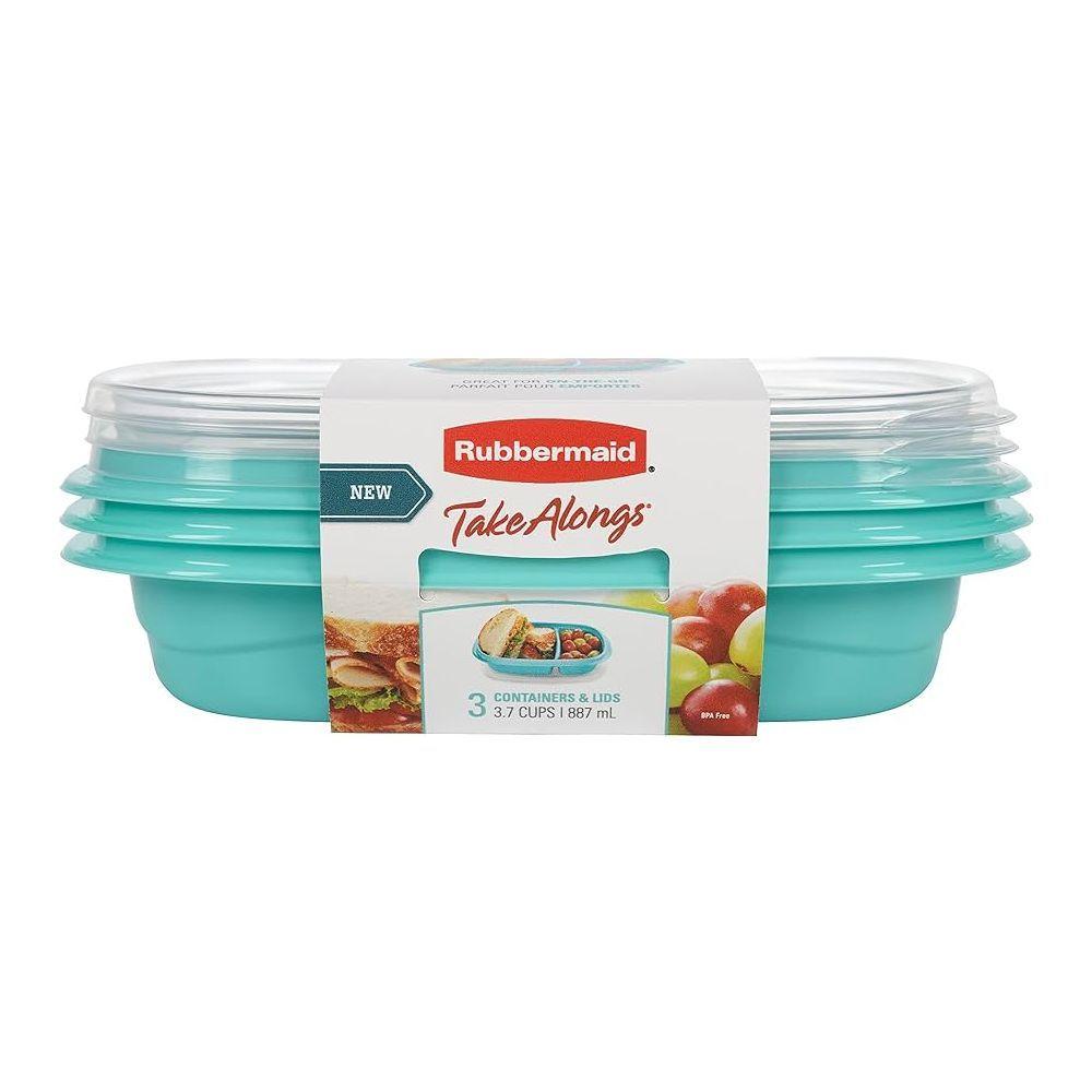 Set de 12 Contenedores Herméticos Snack To Go 887 Ml Rubbermaid-0