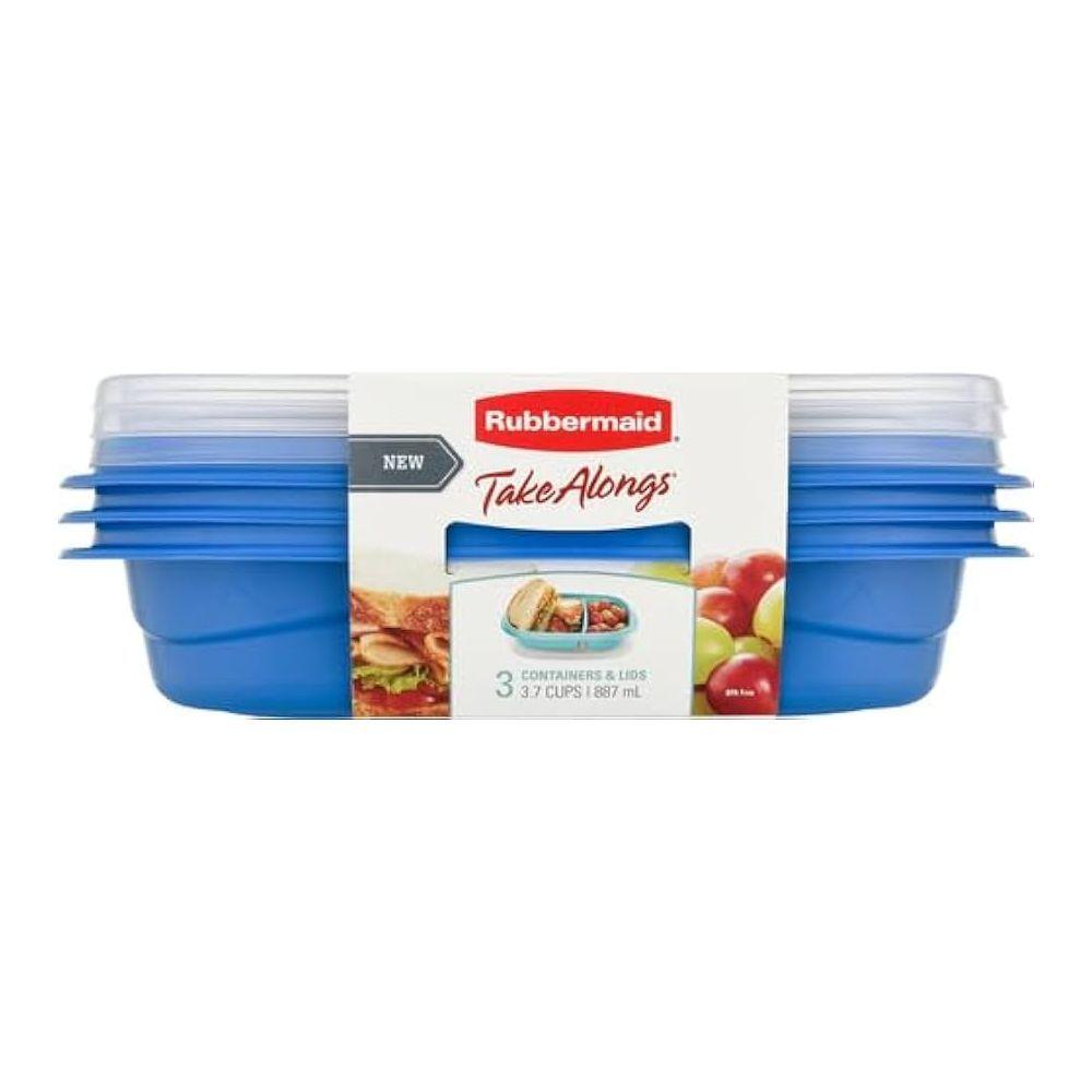 Set de 12 Contenedores Herméticos Snack To Go 887 Ml Rubbermaid-1