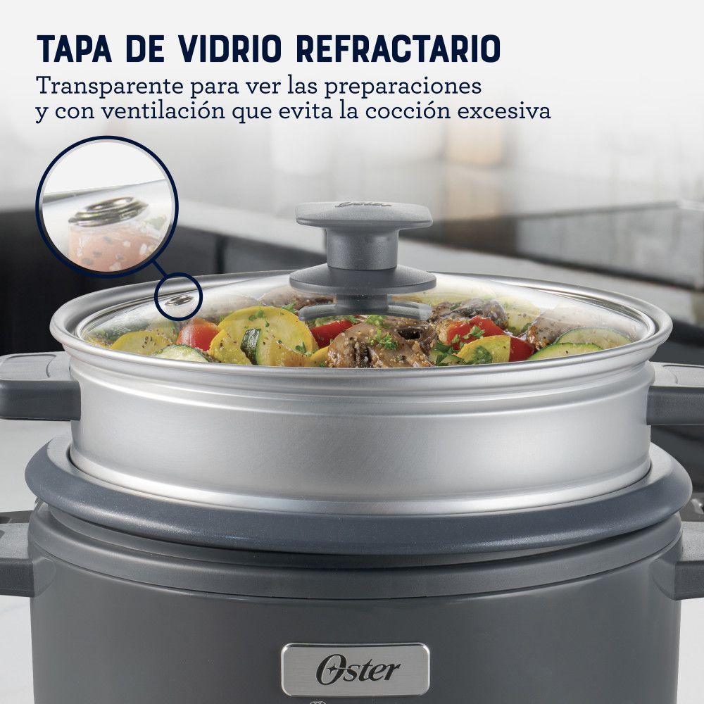 Arrocera 3 en 1 Oster 10 Tazas Diamond Force CKSTRC10DFSKE-6