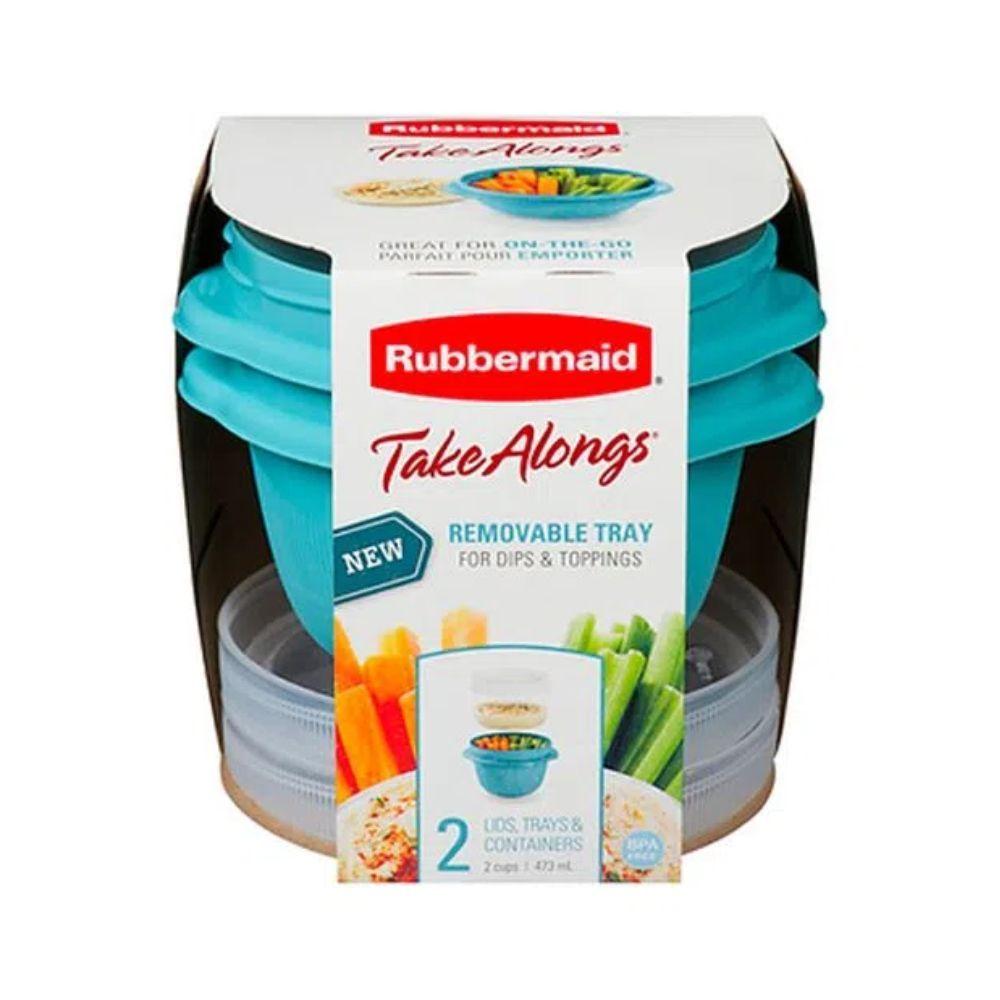4 Contenedores Herméticos Snack to Go 473 Ml Rubbermaid-2