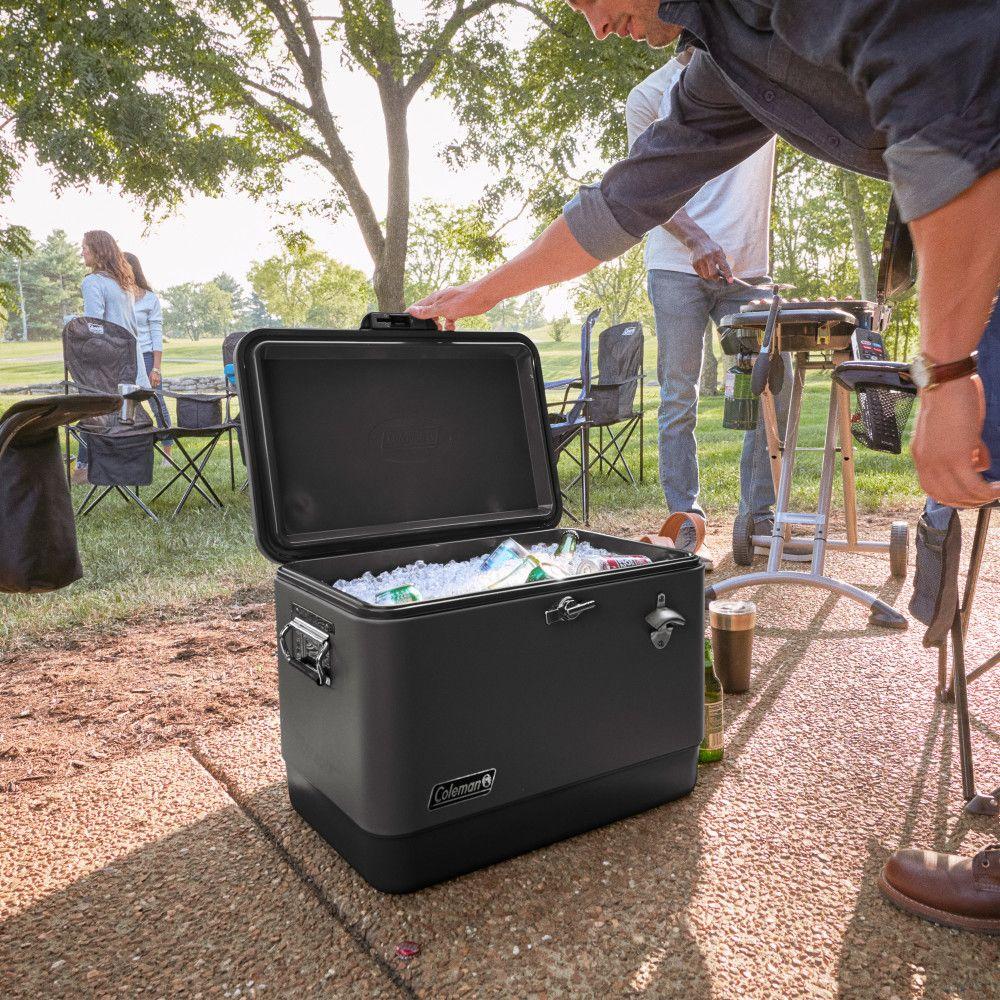 Cooler Coleman Reunion Capacidad 54 Qt / 51 Lt Negro-2