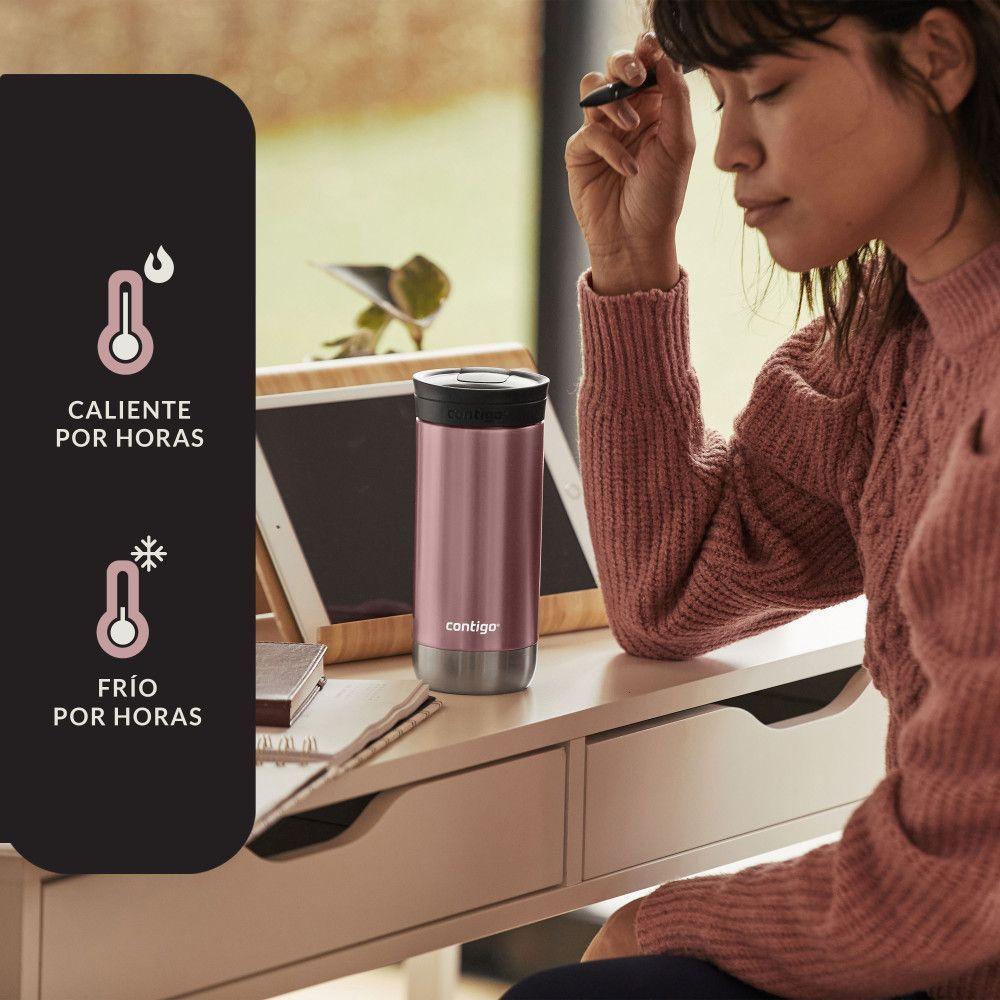 Vaso Termico Contigo Huron 2.0 SnapSeal 473 ml Rosa-3
