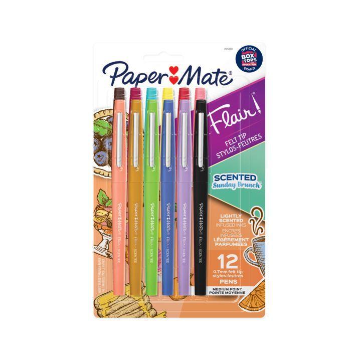 Set 12 Rotuladores Flair con Aroma Papermate-1