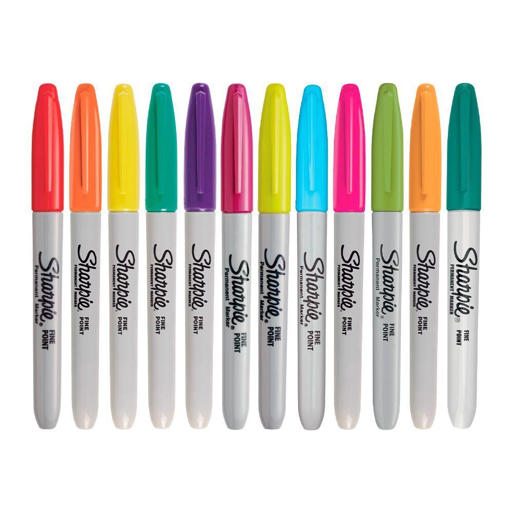 Set 12 Marcadores Tie Dye Sharpie Punta Fina-2