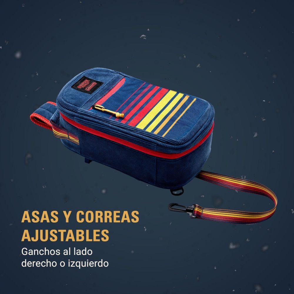 Hielera Bandolera Coleman Stranger Thing 6 Latas Azul-4