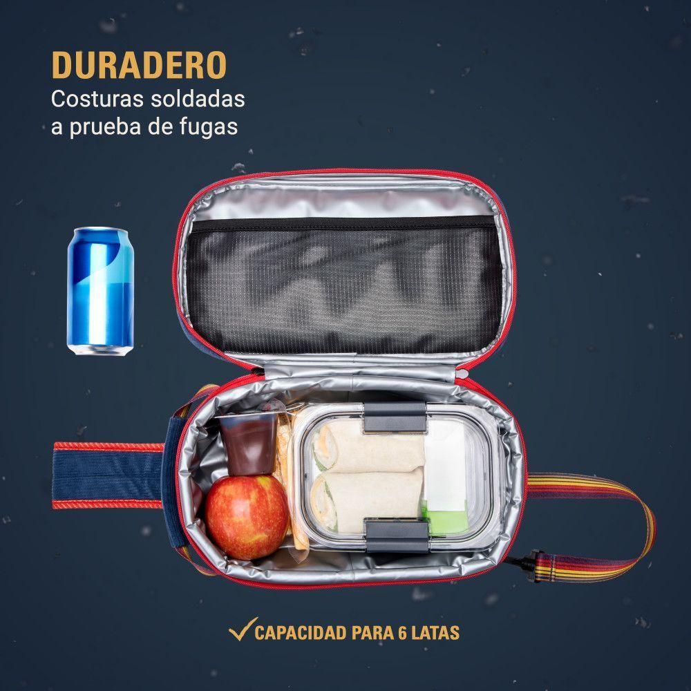 Banano Cooler Coleman Stranger Thing 6 Latas Azul-5