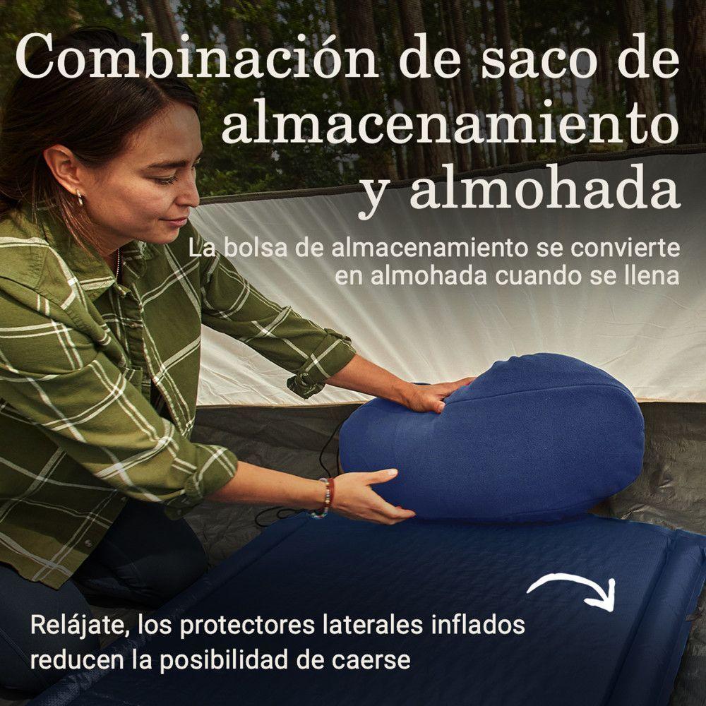 Colchoneta Inflable para Dormir Montauk Coleman Azul-3