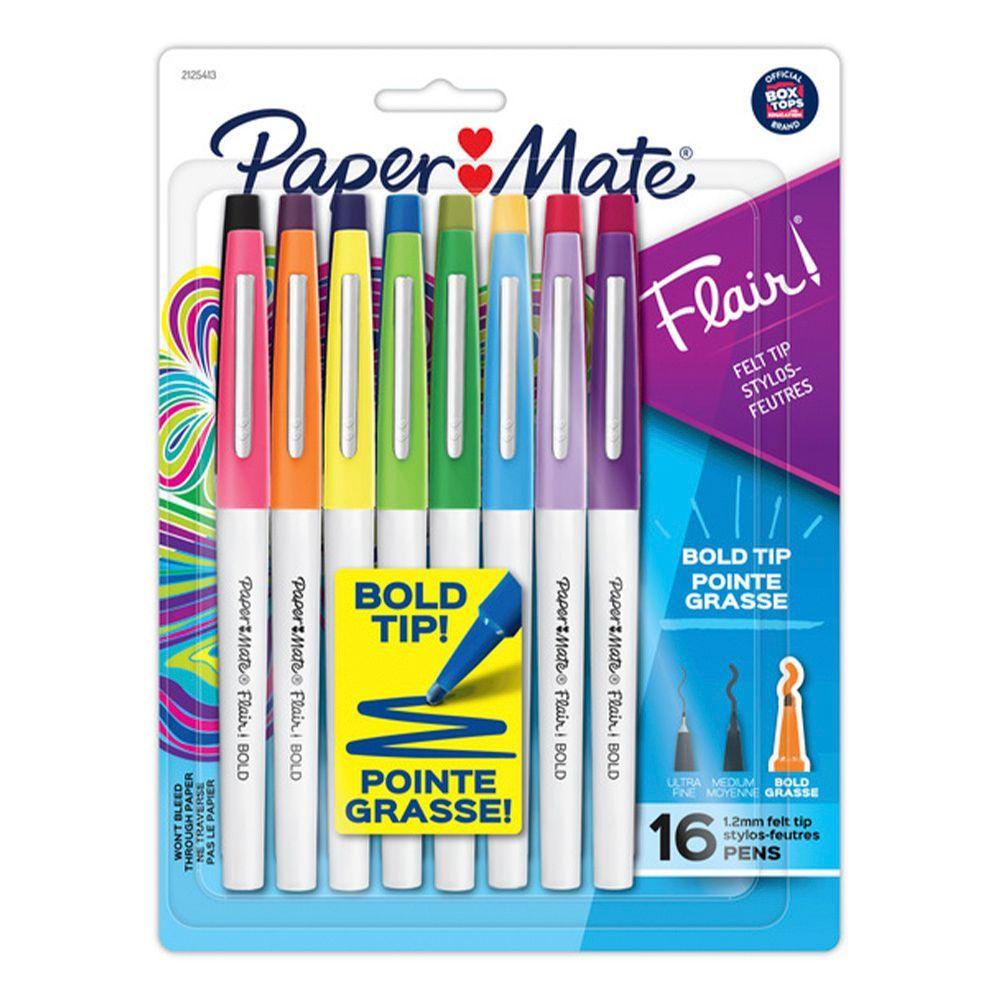 Set 16 Rotuladores Flair Bold Papermate-0