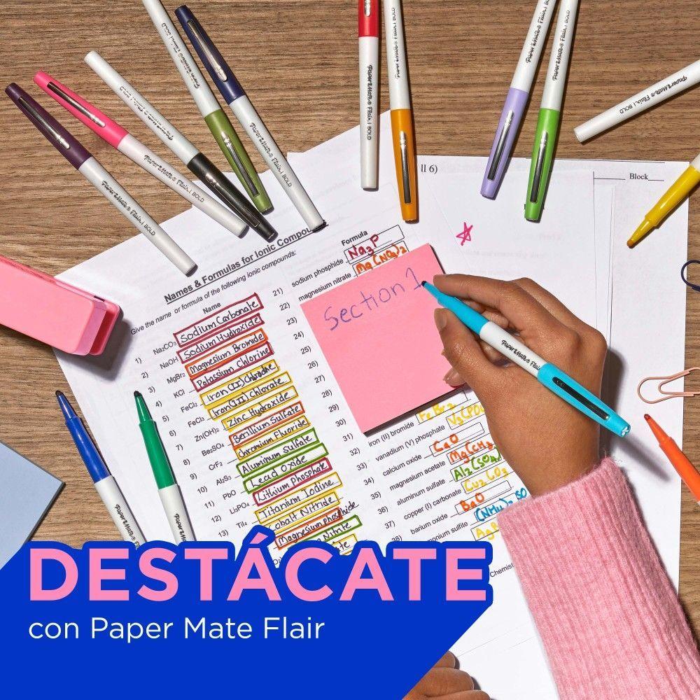 Set 16 Rotuladores Flair Bold Papermate-1