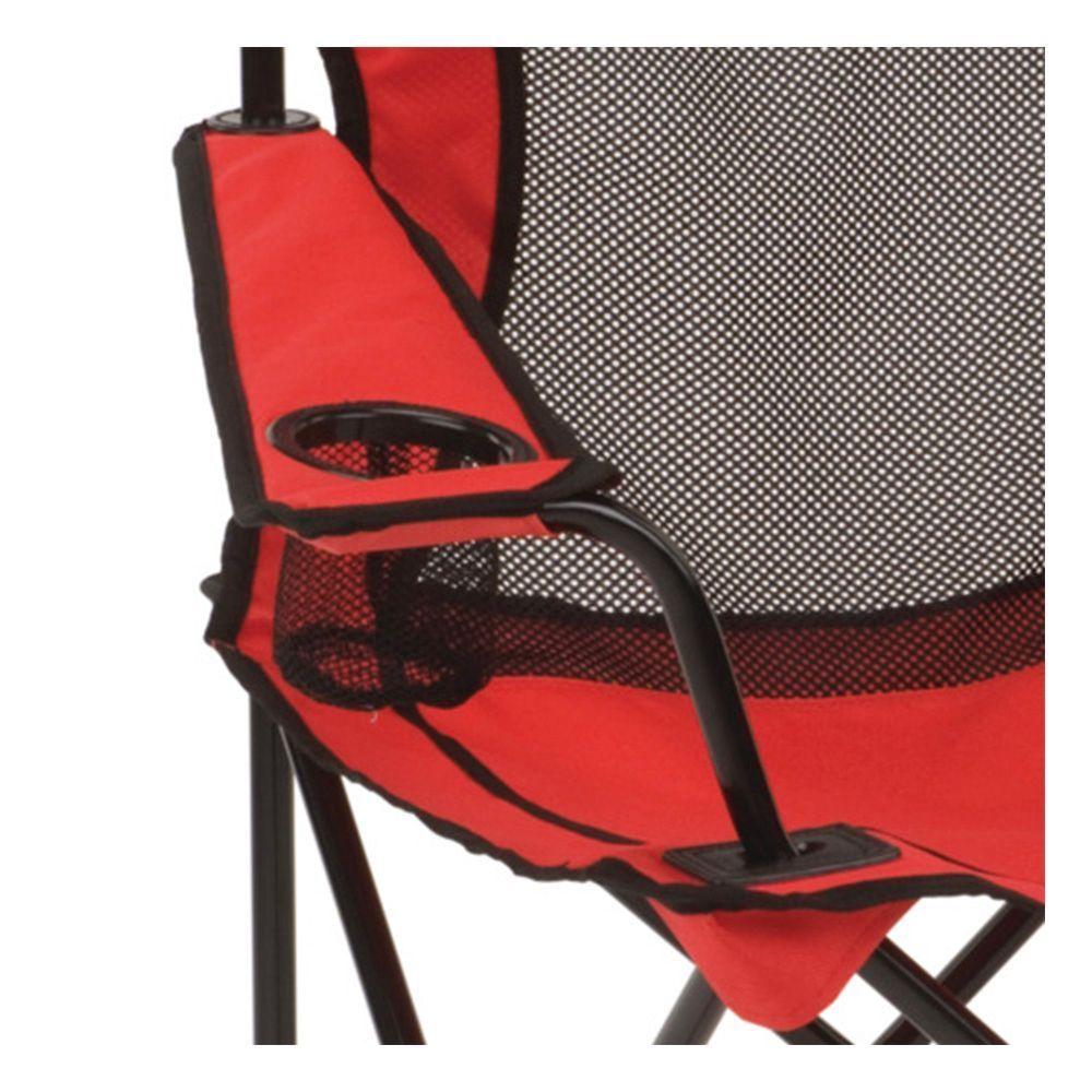 Silla Plegable Quad Mesh Coleman® Rojo-2