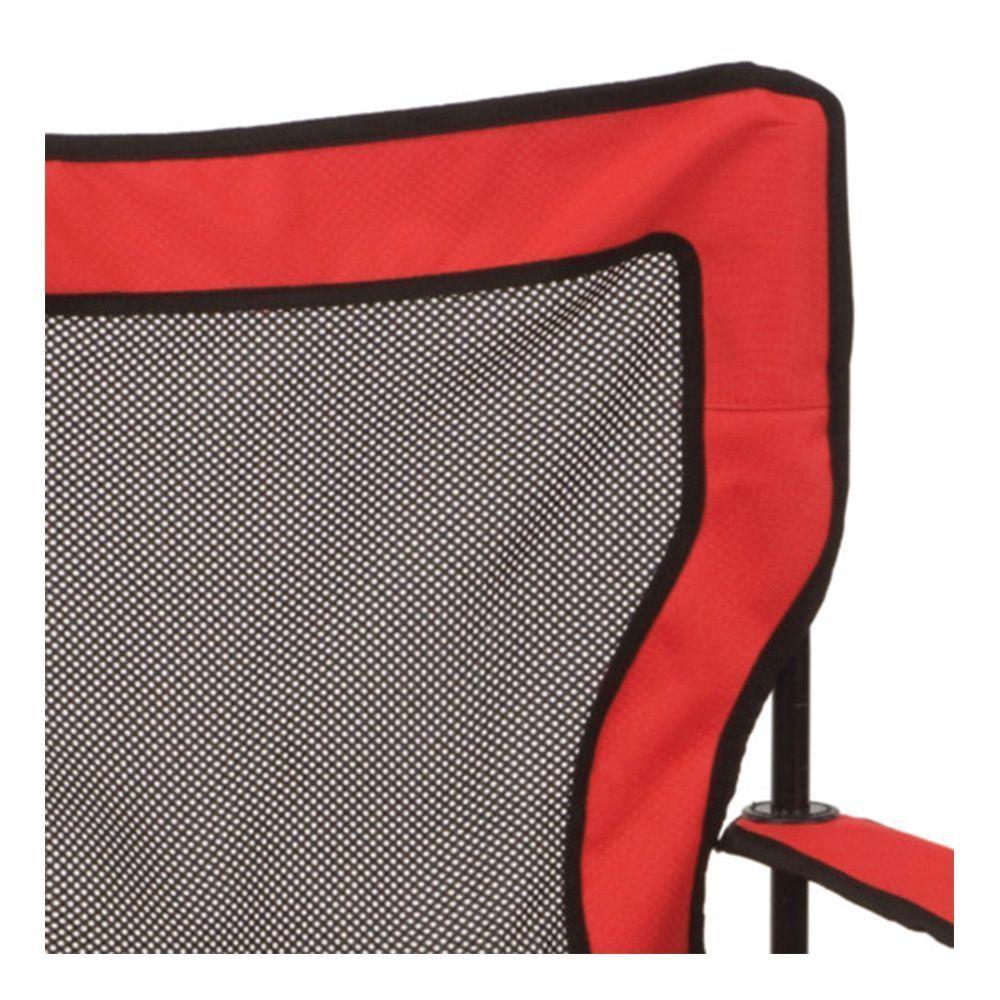 Silla Plegable Quad Mesh Coleman® Rojo-3