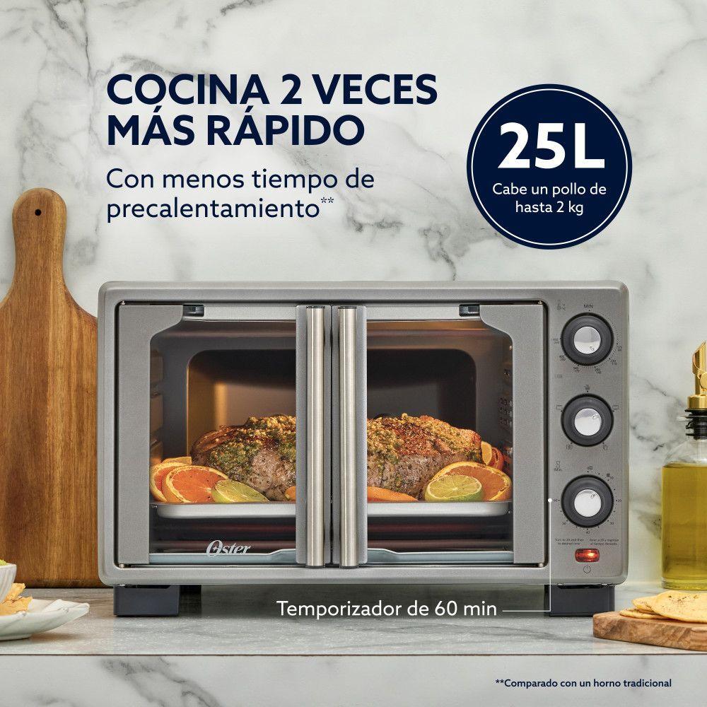 Horno Con Freidora Aire Oster 25 Lt Tssttv25fdmafns-3