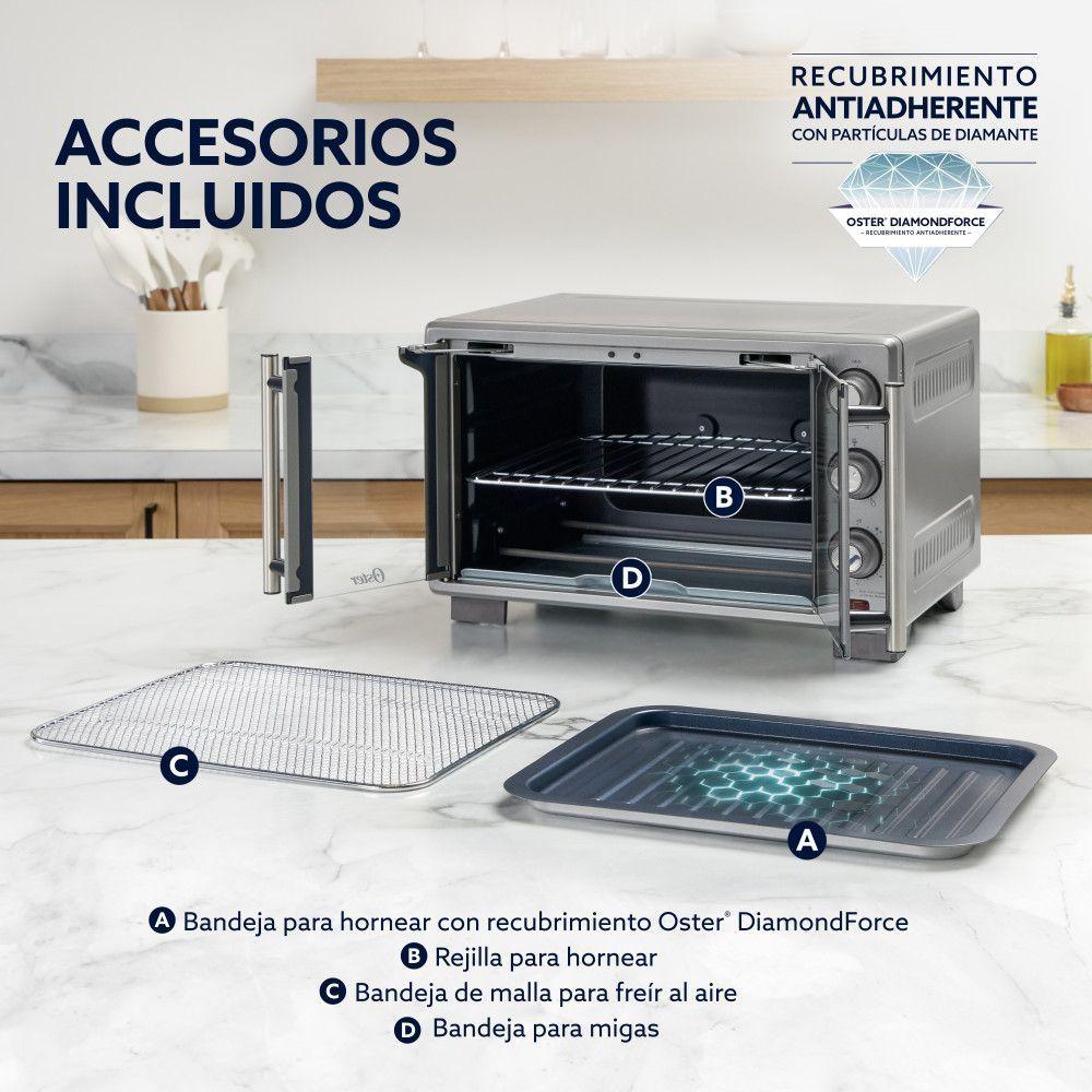 Horno Con Freidora Aire Oster 25 Lt Tssttv25fdmafns-4