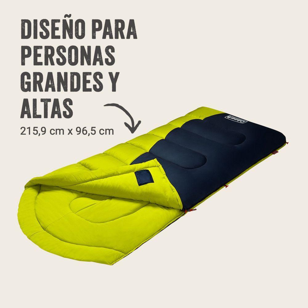 Saco de Dormir Montauk Coleman -6°C Negro Amarillo-2