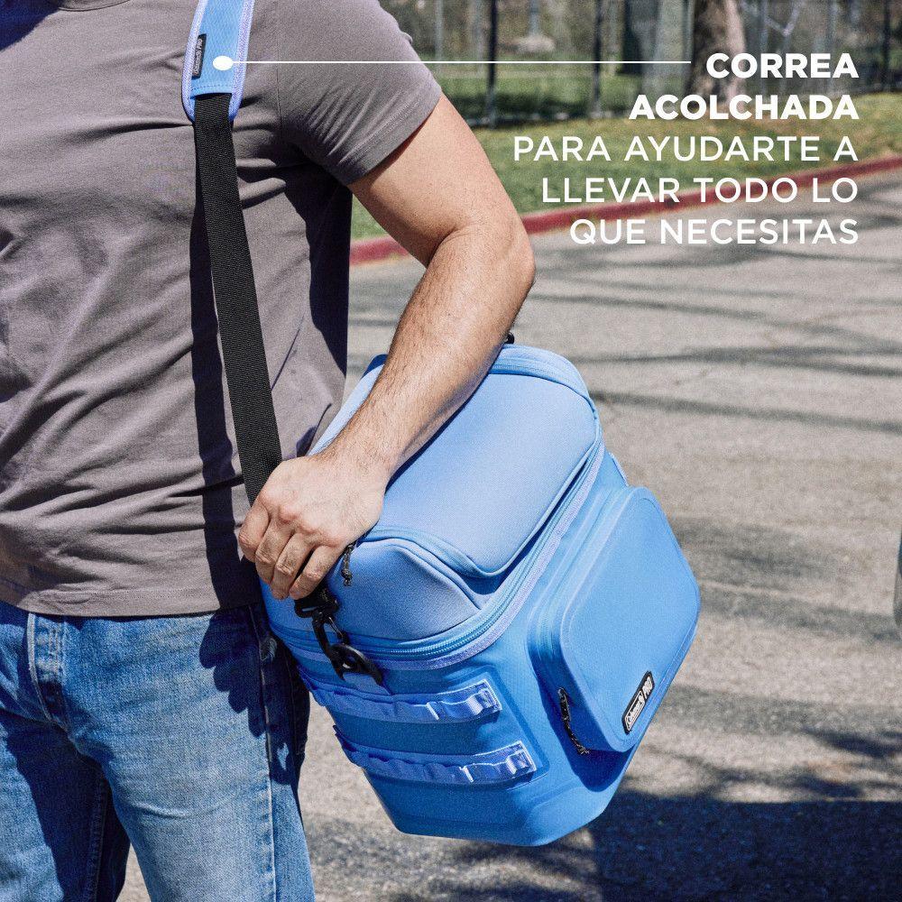 Soft Cooler Coleman Pro Portátil 24 Latas Celeste-4